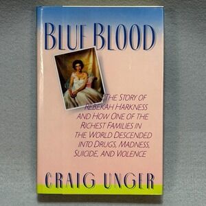 Blue Blood Taylor Swift First Edition 1st Printing 1988 HC/DJ Unger R. Harkness